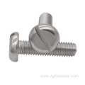 stainless steel slotted pan head screws